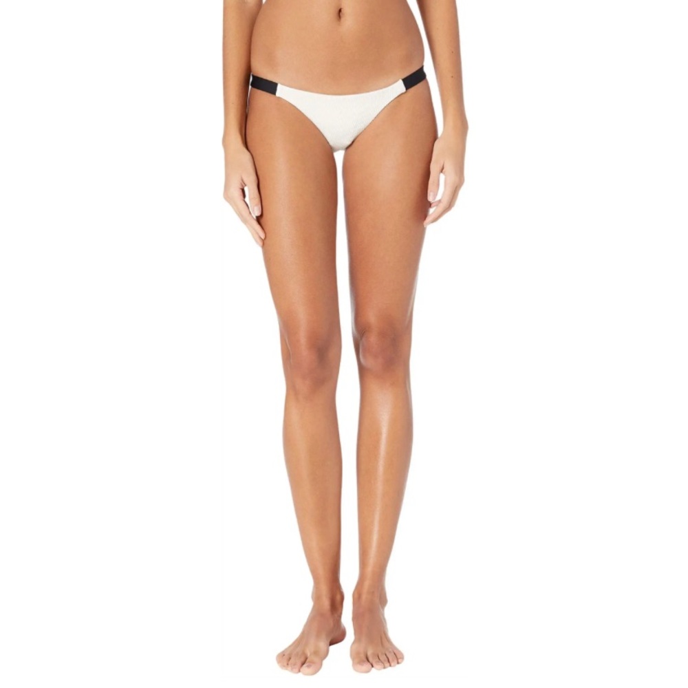 Vitamin A Carmen Bikini Bottom in Ibiza White